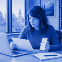 Salem service business owner reviewing a local SEO checklist